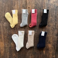 homspun モヘア×コットン ソックス