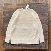 homspun ネップヤーン クルーネックプルオーバー