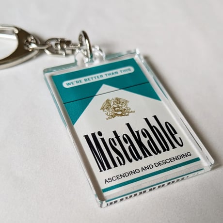 DONATION（寄付2,000円）→アクリルキーホルダー：MISTAKABLE（グリーン）