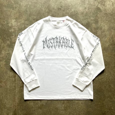 【受注生産】MISTAKABLE Long Sleeve（ホワイト）