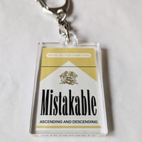 DONATION（寄付2,000円）→アクリルキーホルダー：MISTAKABLE（ゴールド）