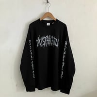 【受注生産】MISTAKABLE Long Sleeve（ブラック）