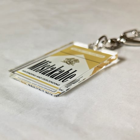 DONATION（寄付2,000円）→アクリルキーホルダー：MISTAKABLE（ゴールド）