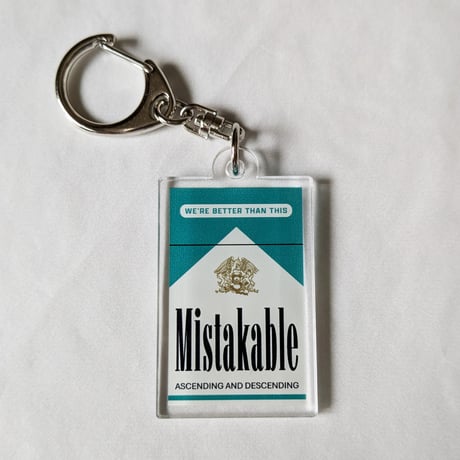 DONATION（寄付2,000円）→アクリルキーホルダー：MISTAKABLE（グリーン）