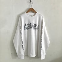 【受注生産】MISTAKABLE Long Sleeve（ホワイト）