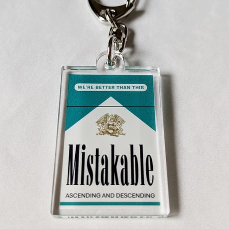 DONATION（寄付2,000円）→アクリルキーホルダー：MISTAKABLE（グリーン）