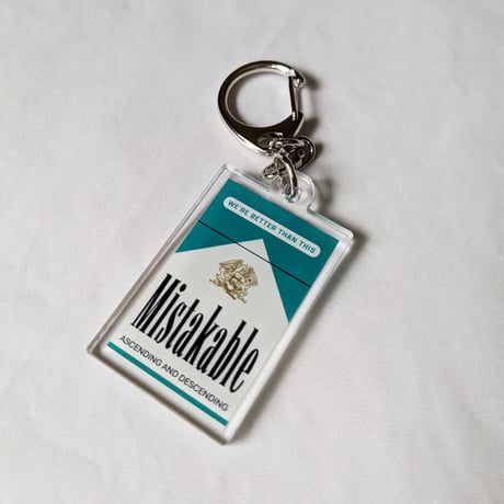DONATION（寄付2,000円）→アクリルキーホルダー：MISTAKABLE（グリーン）