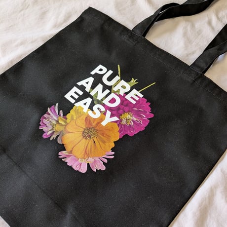 DONATION（寄付6,000円）→PURE AND EASY トートバッグ（ブラック）