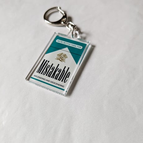 DONATION（寄付2,000円）→アクリルキーホルダー：MISTAKABLE（グリーン）