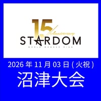 【指定B席】 STARDOM 沼津大会 2026年11月03日(火祝) IKG特別先行