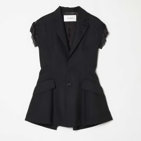 Chika Kisada　　　テーラードベスト(black）