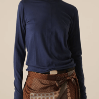 INSCRIRE　Cotton Cashmere Long Sleeve Tee