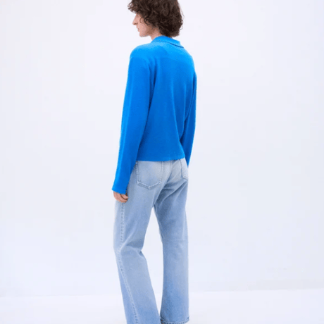 ATON   WOOL MINI RING | POLO CARDIGAN