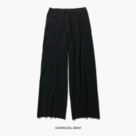 ATON     WOOL MINI RING | WIDE EASY PANTS