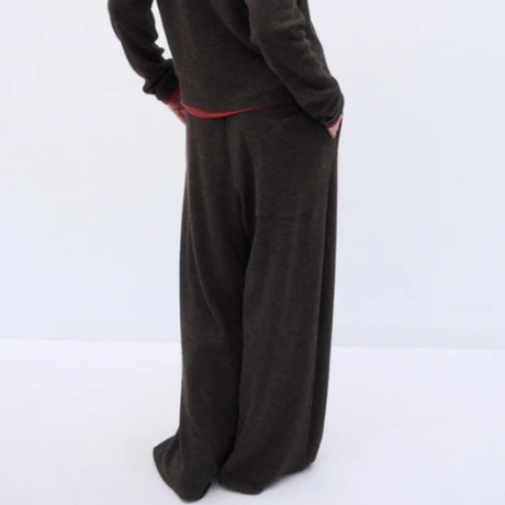 ATON     WOOL MINI RING | WIDE EASY PANTS