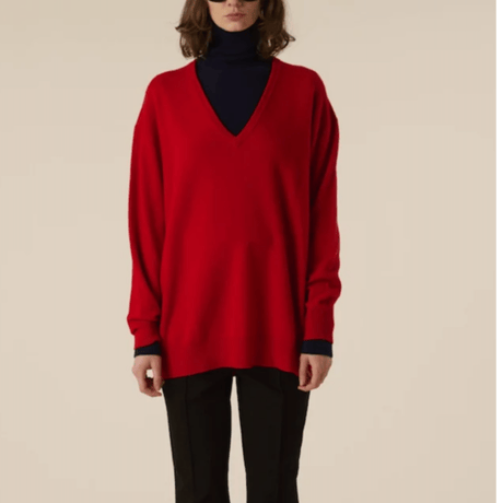 INSCRIRE     Loose Fit V-Neck