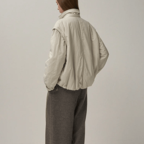 ATON     FIBRIL NYLON SATIN | DETACHABLE JACKET