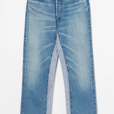 Straight Patch Different Denim