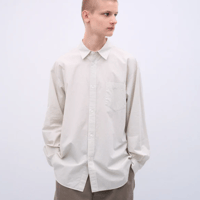 ATON     COTTON CASHMERE LAWN | OVERSIZED SHIRT