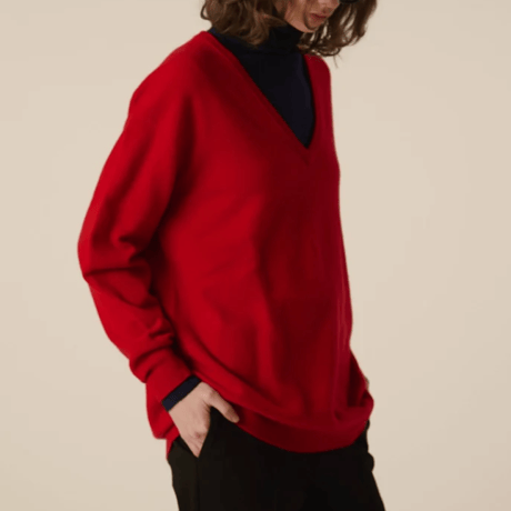 INSCRIRE     Loose Fit V-Neck