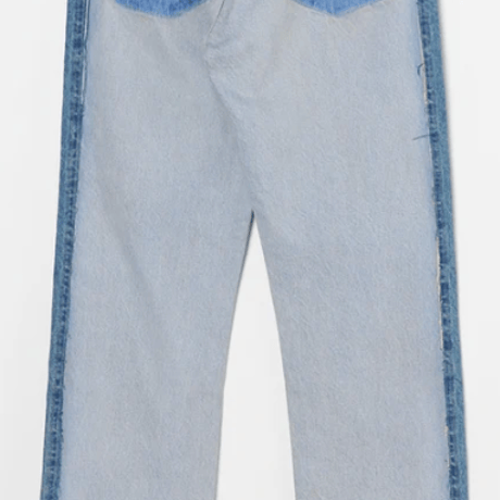 Straight Patch Different Denim