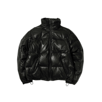 A LEATHER    26AW  DOWN JACKET -Black Luxe-