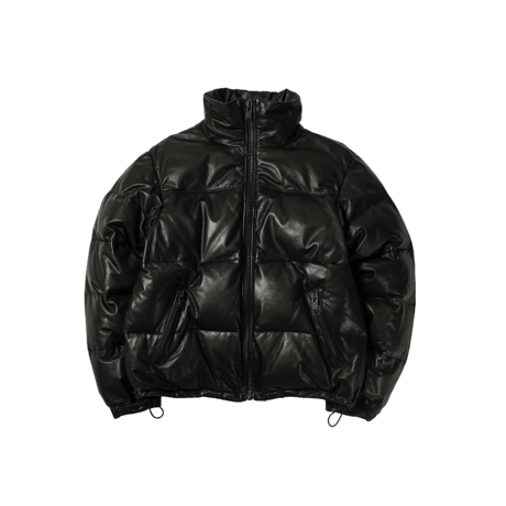 A LEATHER    26AW  DOWN JACKET -Black Luxe-