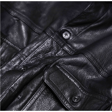 A LEATHER    26FW トラッカージャケット -Black Luxe-