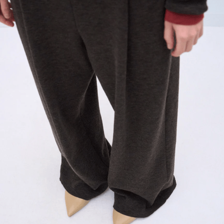 ATON     WOOL MINI RING | WIDE EASY PANTS