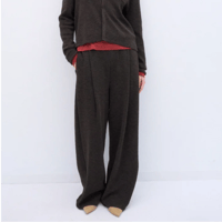 ATON     WOOL MINI RING | WIDE EASY PANTS