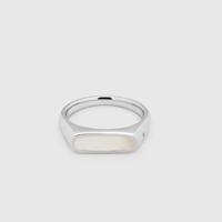 TOMWOOD    Mario Ring White MOP