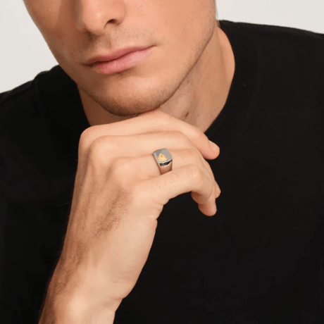 TOMWOOD      Mined Ring Small   Lab-Grown Diamond