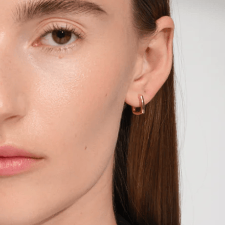 TOMWOOD   Frame Hoops Small Gold