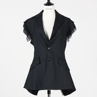 Chika Kisada　　　テーラードベスト(black）