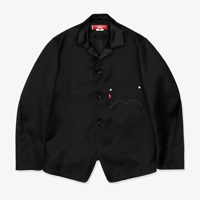JUNYAWATANABE MAN   ウールサージ×キュプラシルク　Levi'sWネーム
