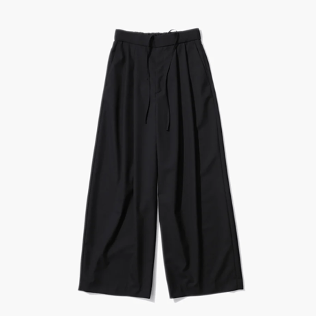 ATON    WOOL TROPICAL | WIDE EASY PANTS
