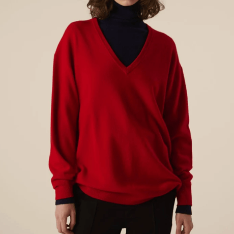 INSCRIRE     Loose Fit V-Neck
