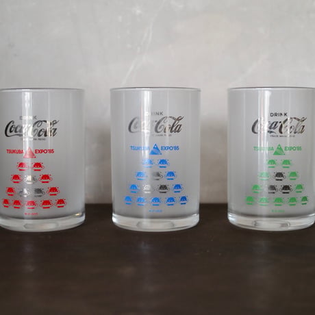 Coca-Cola"TSUKUBA EXPO'85"Glass