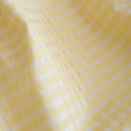 Yoli / Gingham wide pants（Lady ’s、Men’s /Yellow×Yellow)