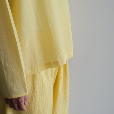 Yoli / Simple wide blouse（Lady ’s/Yellow)