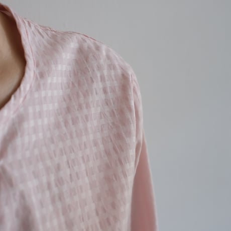 Yoli / Gingham reversible simple jacket（Lady ’s /Pink×Pink)