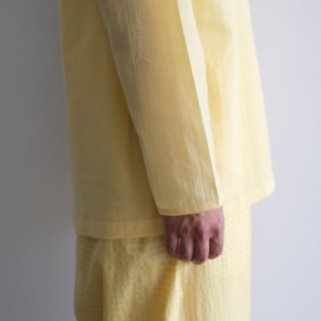 Yoli / Simple blouse（Lady ’s/Yellow)