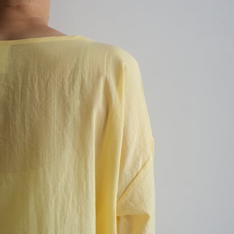 Yoli / Simple wide blouse（Lady ’s/Yellow)