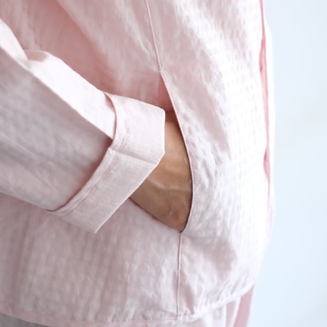 Yoli / Gingham reversible simple jacket（Lady ’s /Pink×Pink)