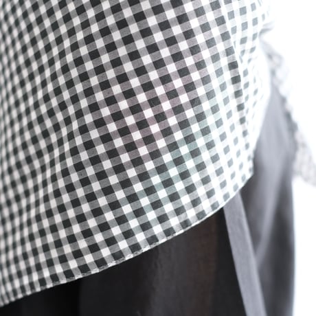 Yoli / Gingham scarf（Pink.yellow.black)