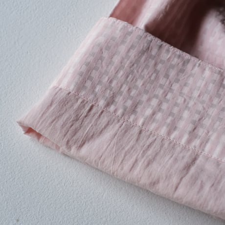 Yoli / Gingham wide pants（Lady ’s、Men’s /Pink×Pink)