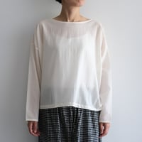 Yoli / Simple wide blouse（Lady ’s/Off.white)