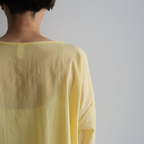 Yoli / Simple wide blouse（Lady ’s/Yellow)