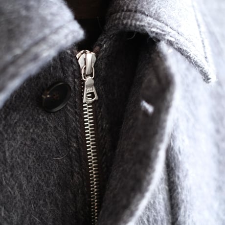 AURALEE / HAIRY WOOL MOHAIR CHAMBRAY BLOUSON(Lady's/DARK GRAY）