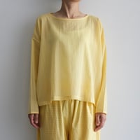 Yoli / Simple wide blouse（Lady ’s/Yellow)